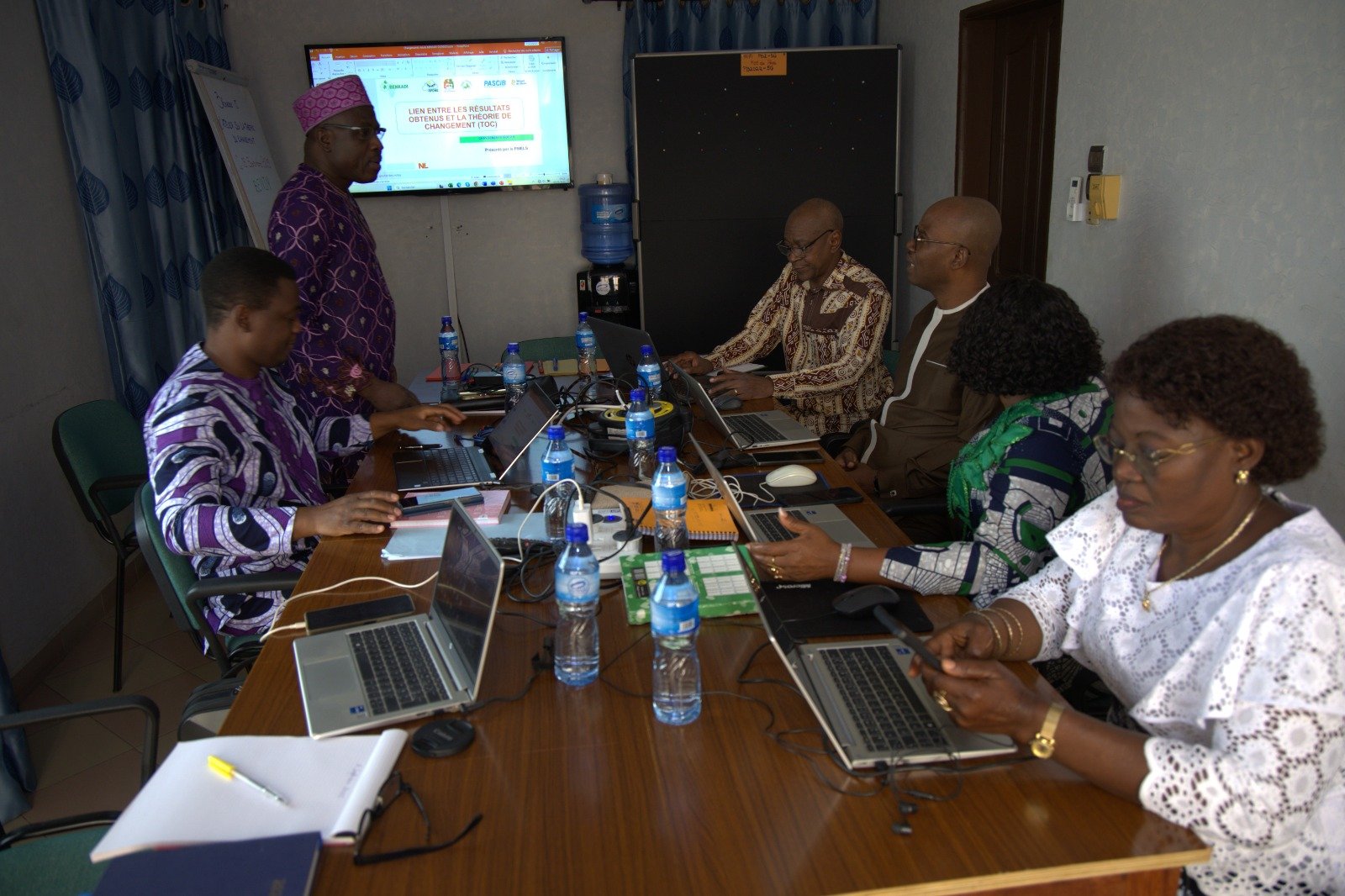 Le groupe de participants &agrave; l